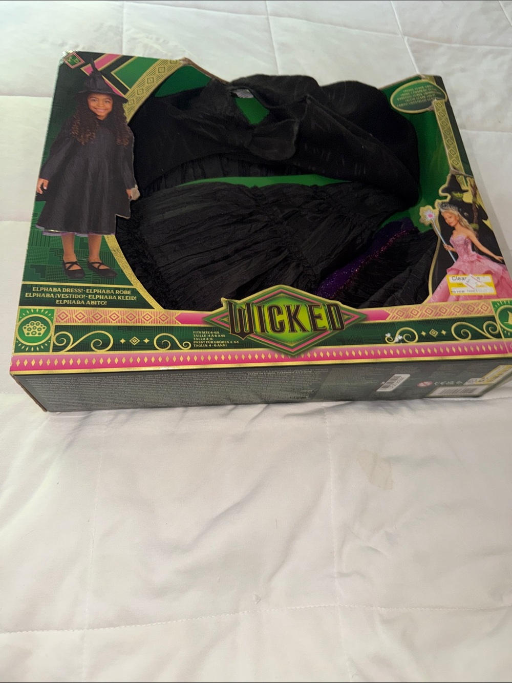 Elphaba Girls' Witch Costume - Black